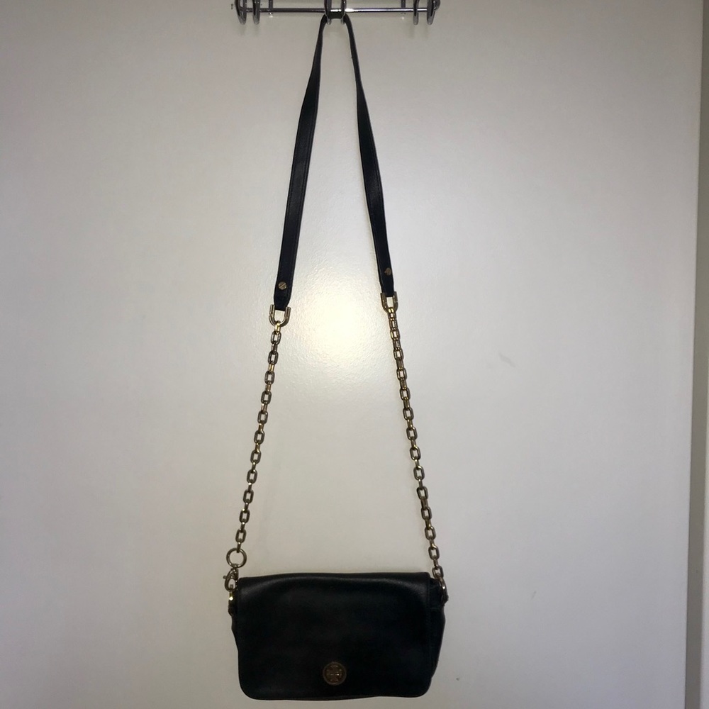 Small Tory Burch Crossbody Purse Black
